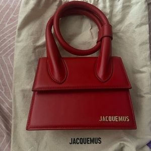 JACQUEMUS Le Chiquito Neoud Red